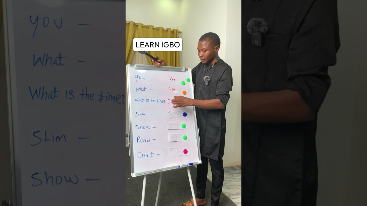 What is the time?&hellip; Igbo learning for beginners. #learnigbo #igbolanguage #igbo #learnenglish