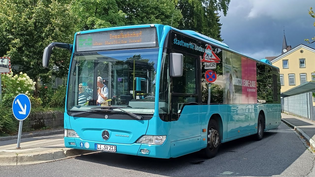 52. Mitfahrt MB O530K Facelift 3dT - OM926LA ZF Ecolife 6 AP1200B Stadtwerke Lindau #213 #citaro