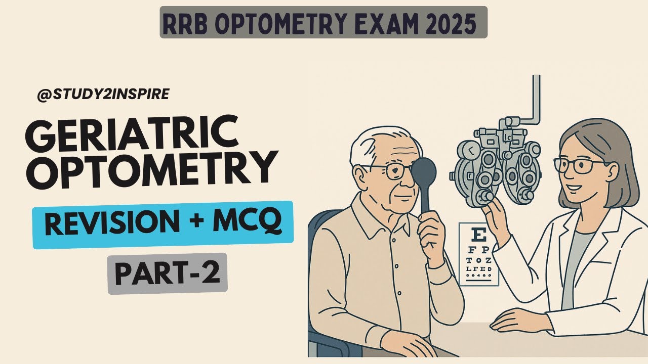 Geriatric Optometry part 2 #VisionHealth #ElderlyCare #dryeyes #HealthyVision #EyeCareProfessionals