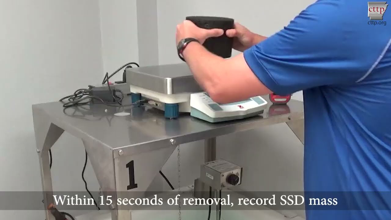 AASHTO T 166 - Bulk Specific Gravity (Gmb) (SSD Specimens)