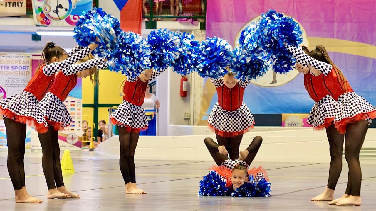 *PLESNI KLUB A Zagreb* - mini POM cadets - XX European Majorette Championship MWF - Monza 2025