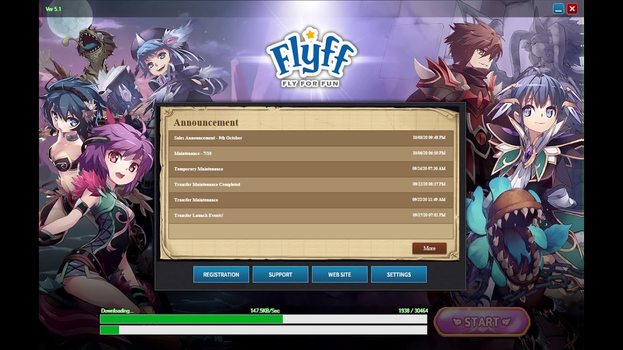 Flyff: Fly for Fun [PC] Downloading / Installing Patch