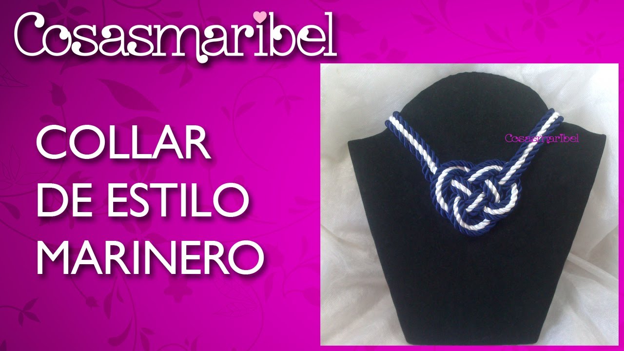 DIY:Collar con nudo celta estilo marinero.