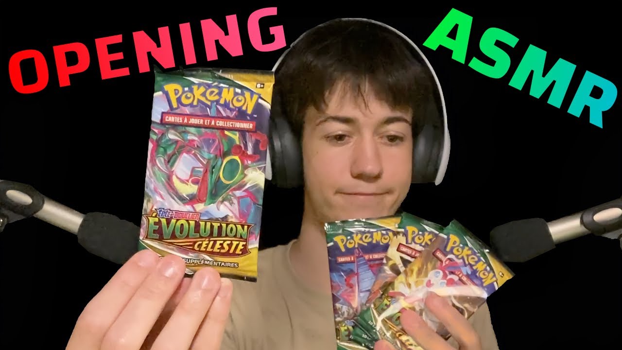 ASMR - Ouverture de cartes POKEMON Évolution Céleste