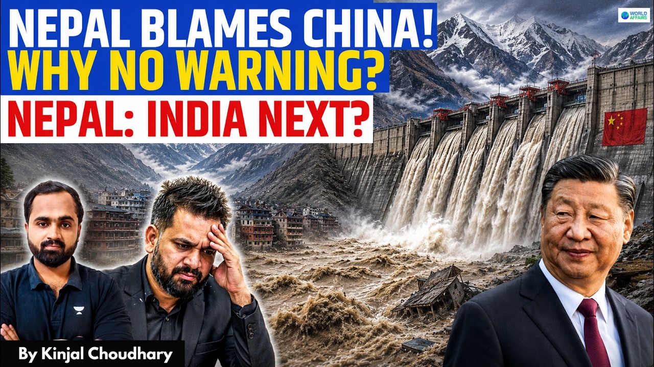 NEPAL FLOODS: China Blames Nepal! Are UP-Bihar Next? Tibet Hydro Projects Behind It? | Kinjal
