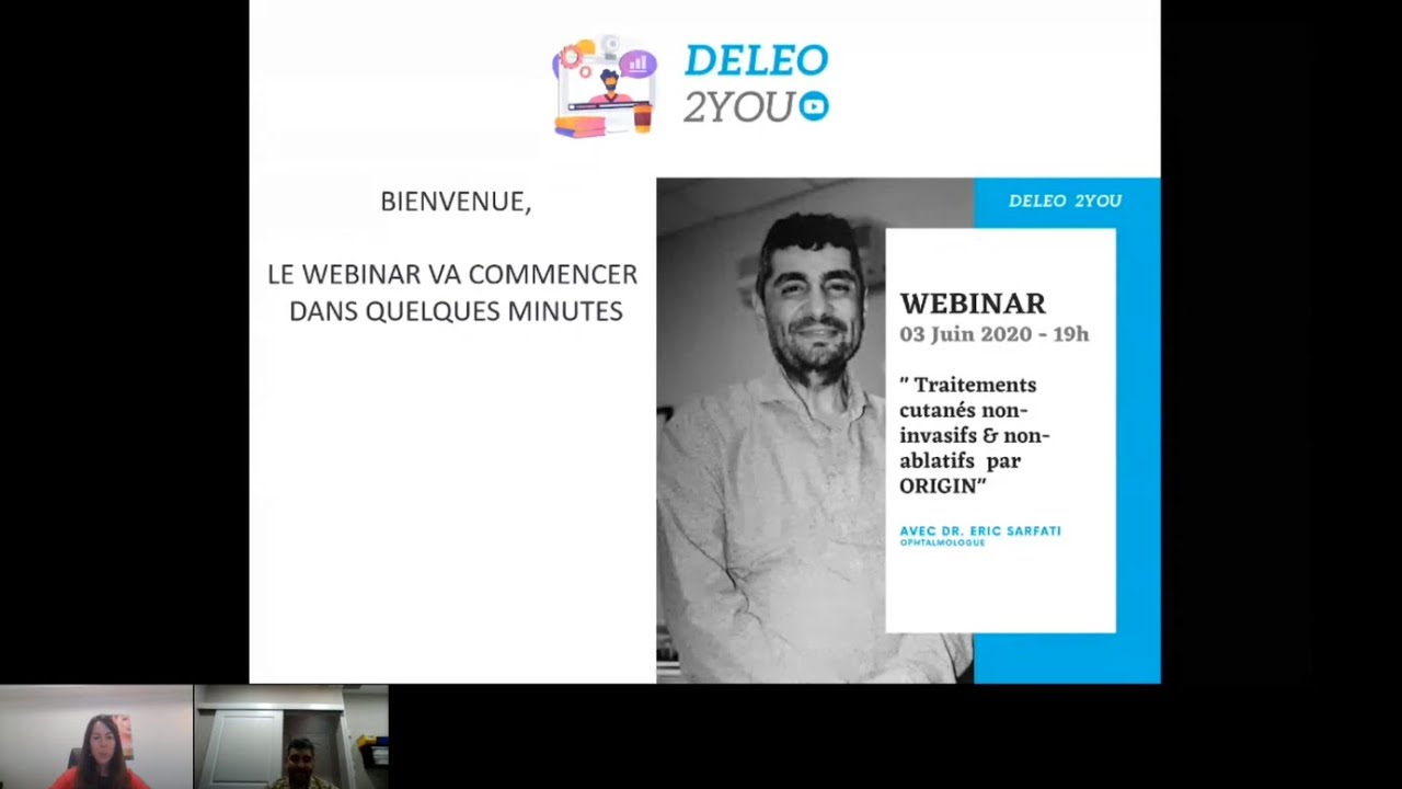 Webinaire : Traitements Cutanés Non-Invasifs & Non-Ablatifs par ORIGIN - Dr. SARFATI