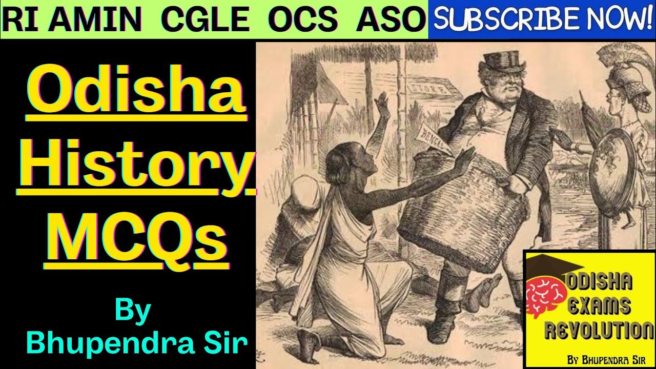 Odisha History | Odisha Modern History MCQs | Bhupendra Sir