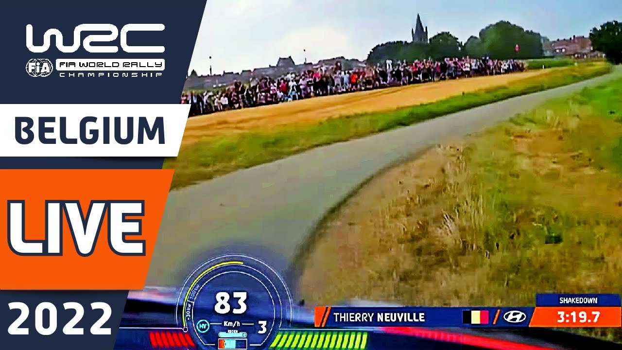 Shakedown LIVE! | WRC Ypres Rally Belgium 2022