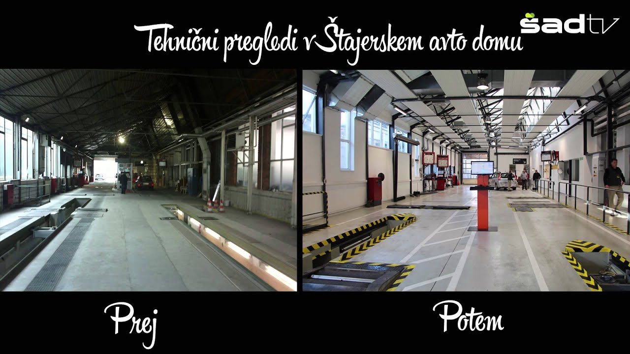 Tehnični pregledi na Štajerskem avto domu: Prenova hale
