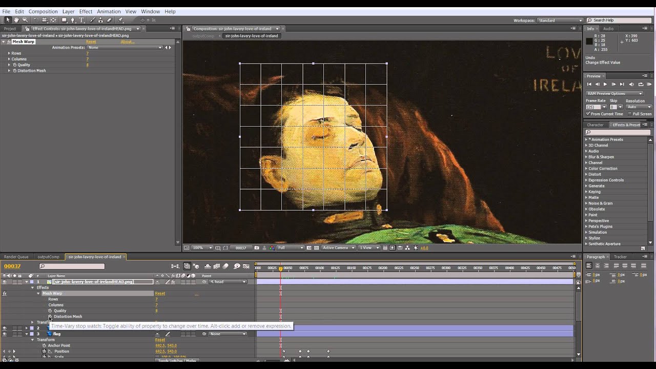 The Animated Painting 3/3 - After Effects
