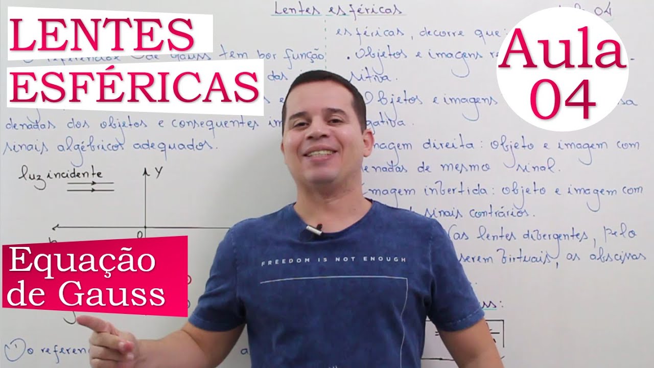 LENTES ESFÉRICAS | AULA 04 | EQUAÇÃO DE GAUSS