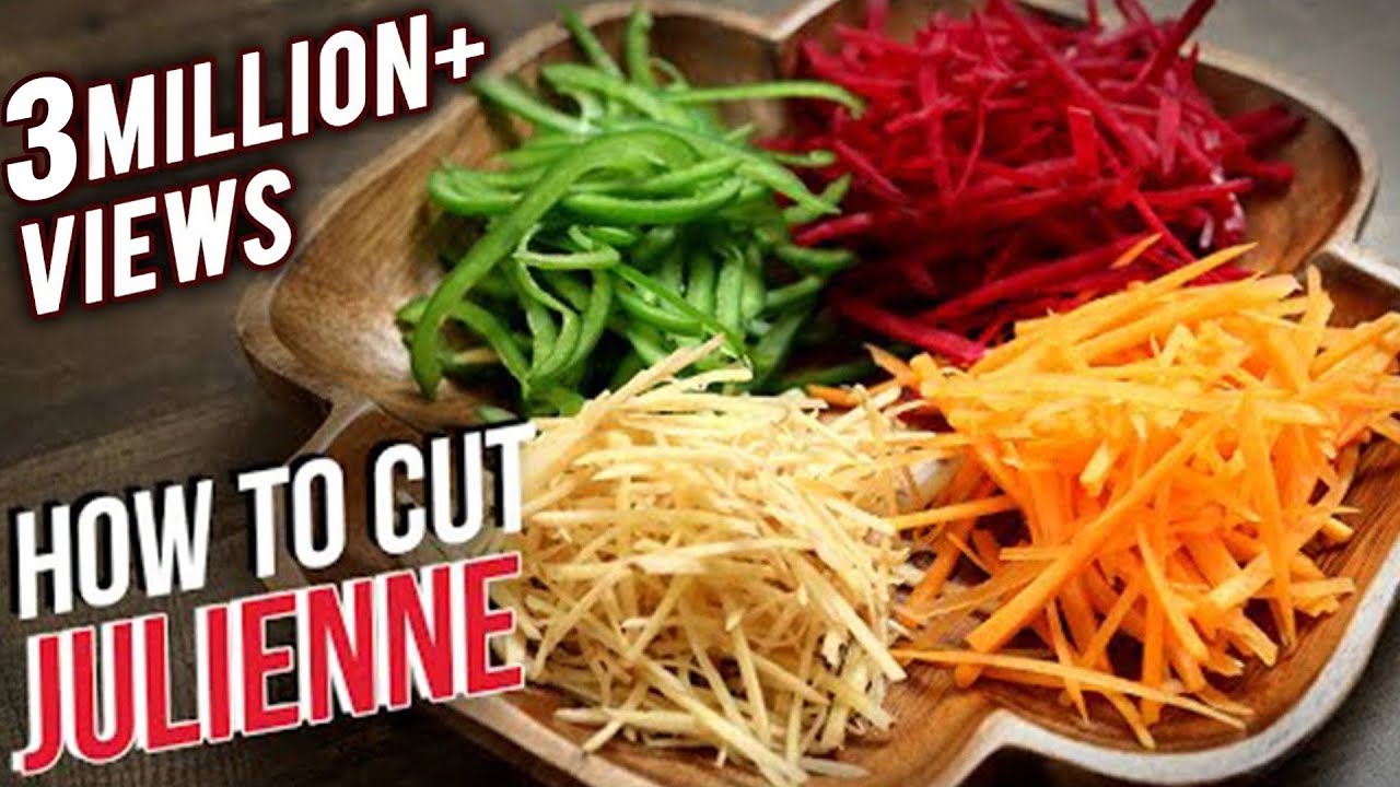 How To Julienne Vegetables | Knife Skills | The Bombay Chef - Varun Inamdar | Basic Cooking