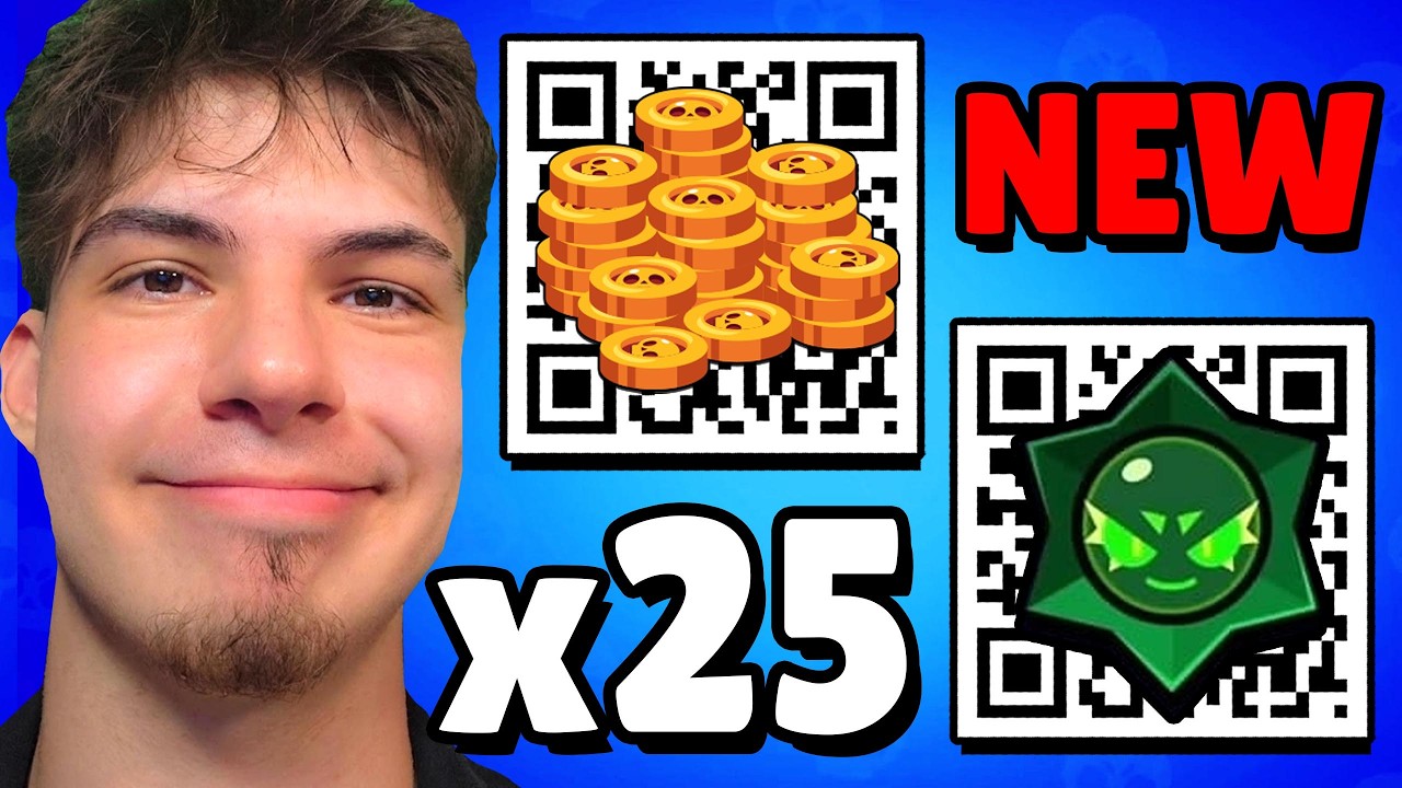 ALL x25 WORKING QR CODES AND MORE IN BRAWL STARS! (July 2026)