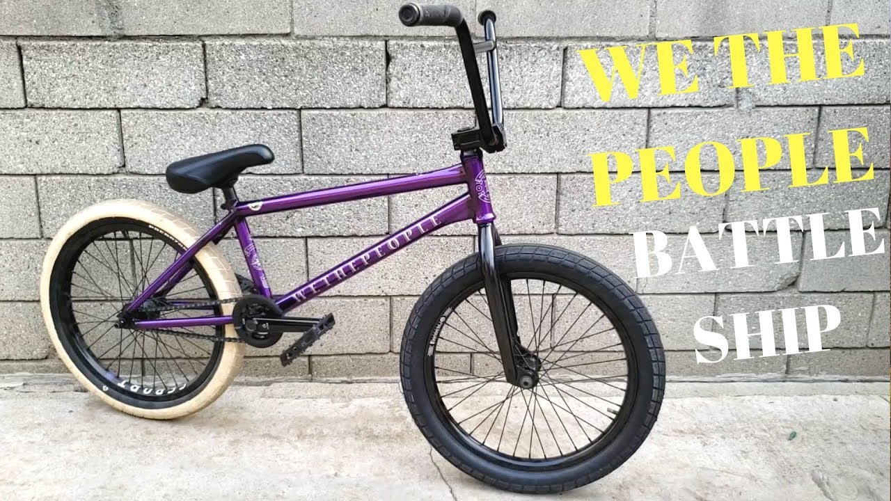 CUSTOM Eclat x We The People BATTLESHIP Trans Purple BMX Bike Check - NEW BIKE DAY!!