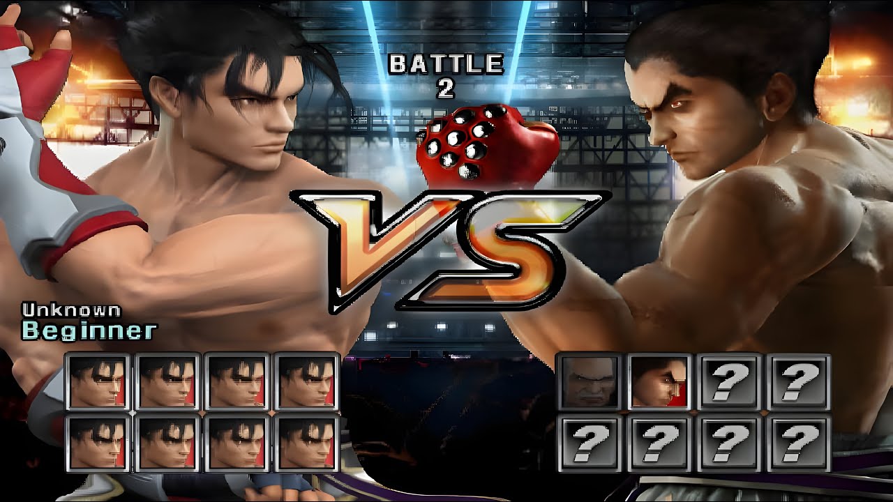 what happen when you play Tekken 5 Team Battle Only with JIN KAZAMA