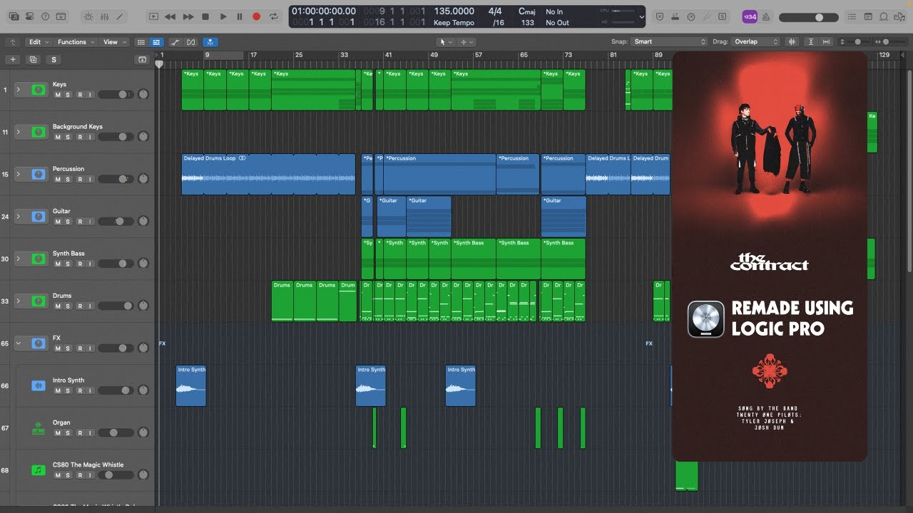 05 - The Contract - twenty one pilots Instrumental (Logic Pro)