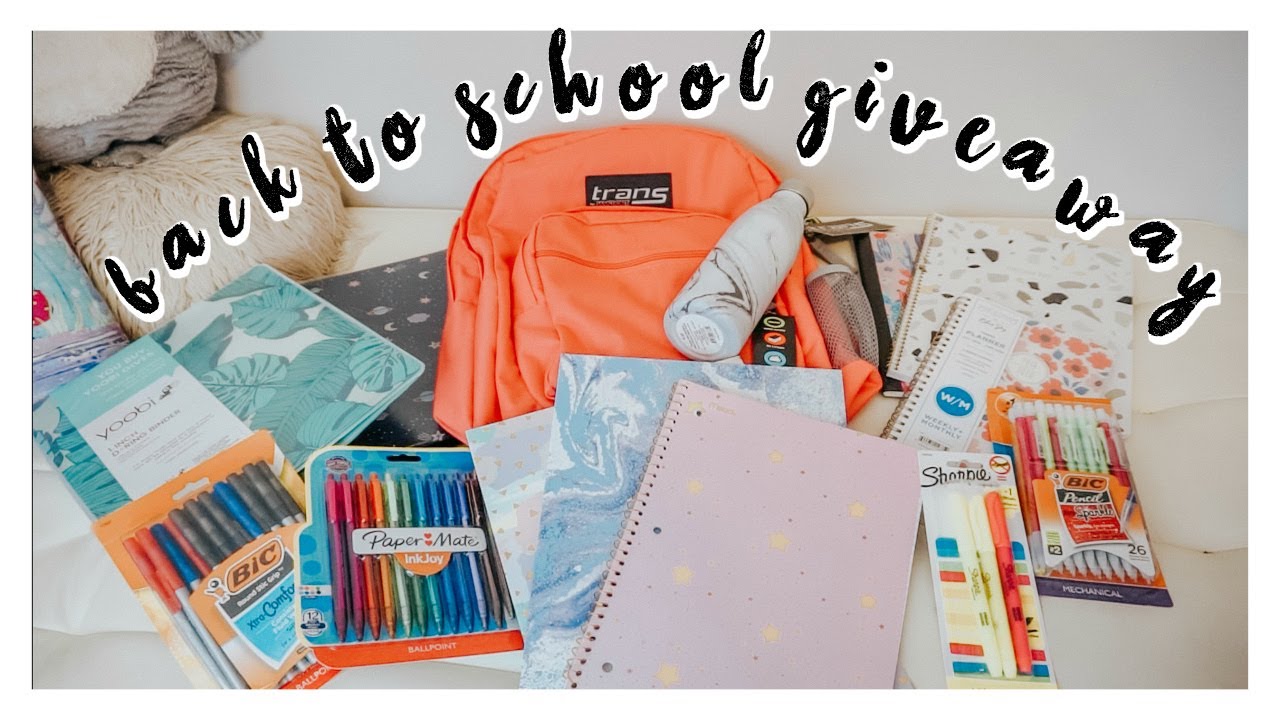 Back To School Supplies Giveaway!!