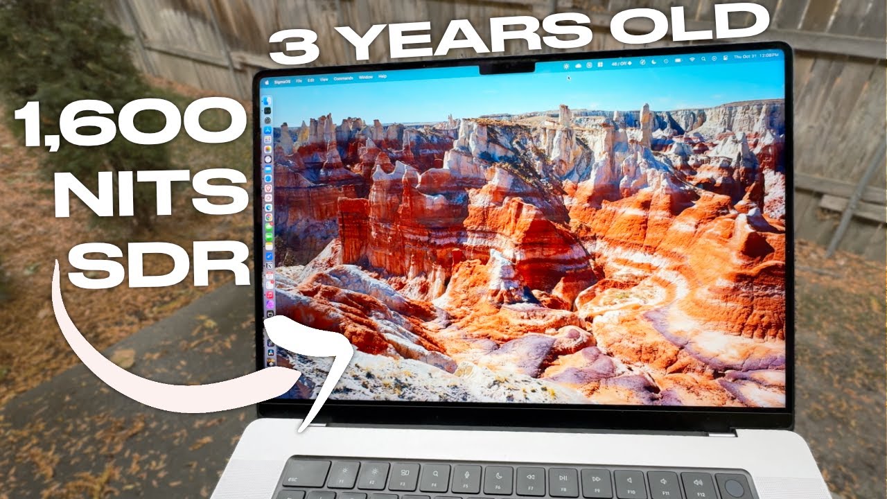 Удвойте яркость экрана на Macbook Pro M1, M2 и M3