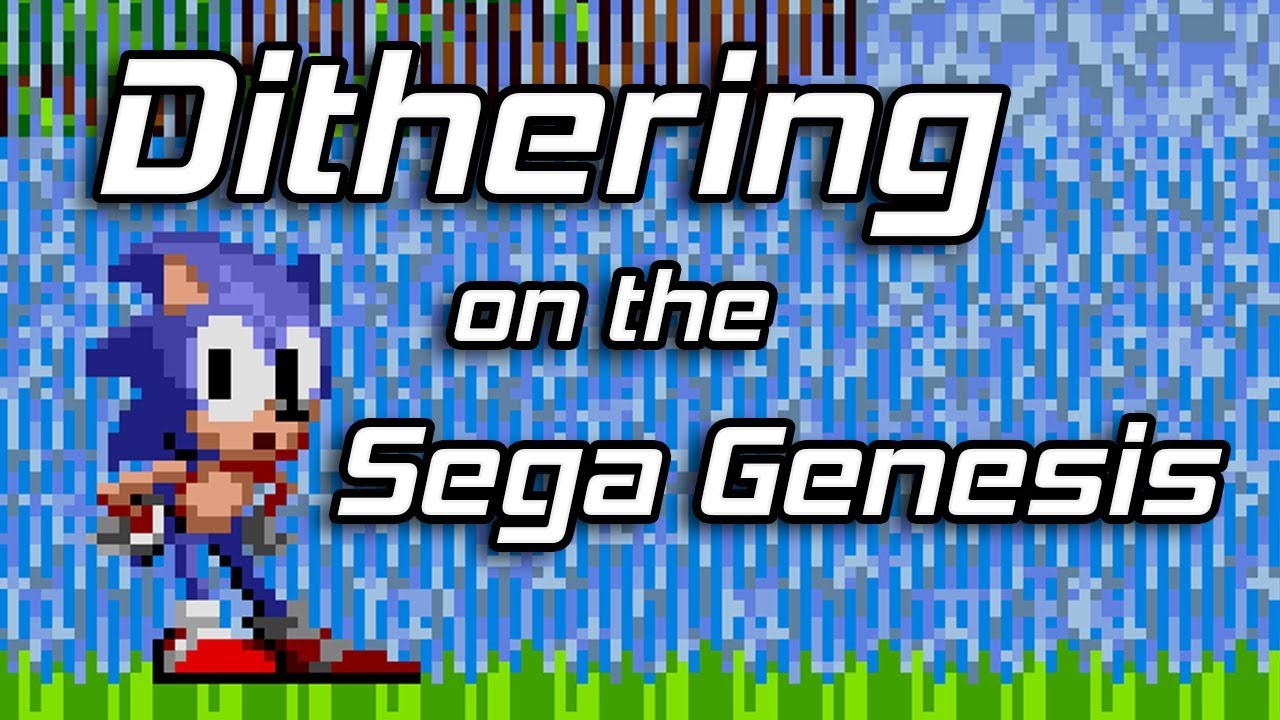 Дизеринг на Sega Genesis с композитным видео