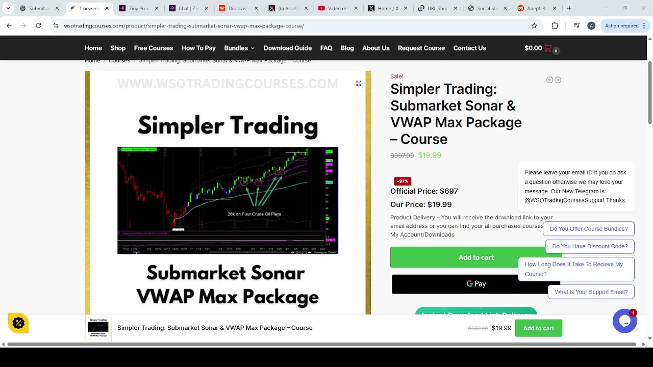 Simpler Trading: Submarket Sonar & VWAP Max Package &ndash; Course
