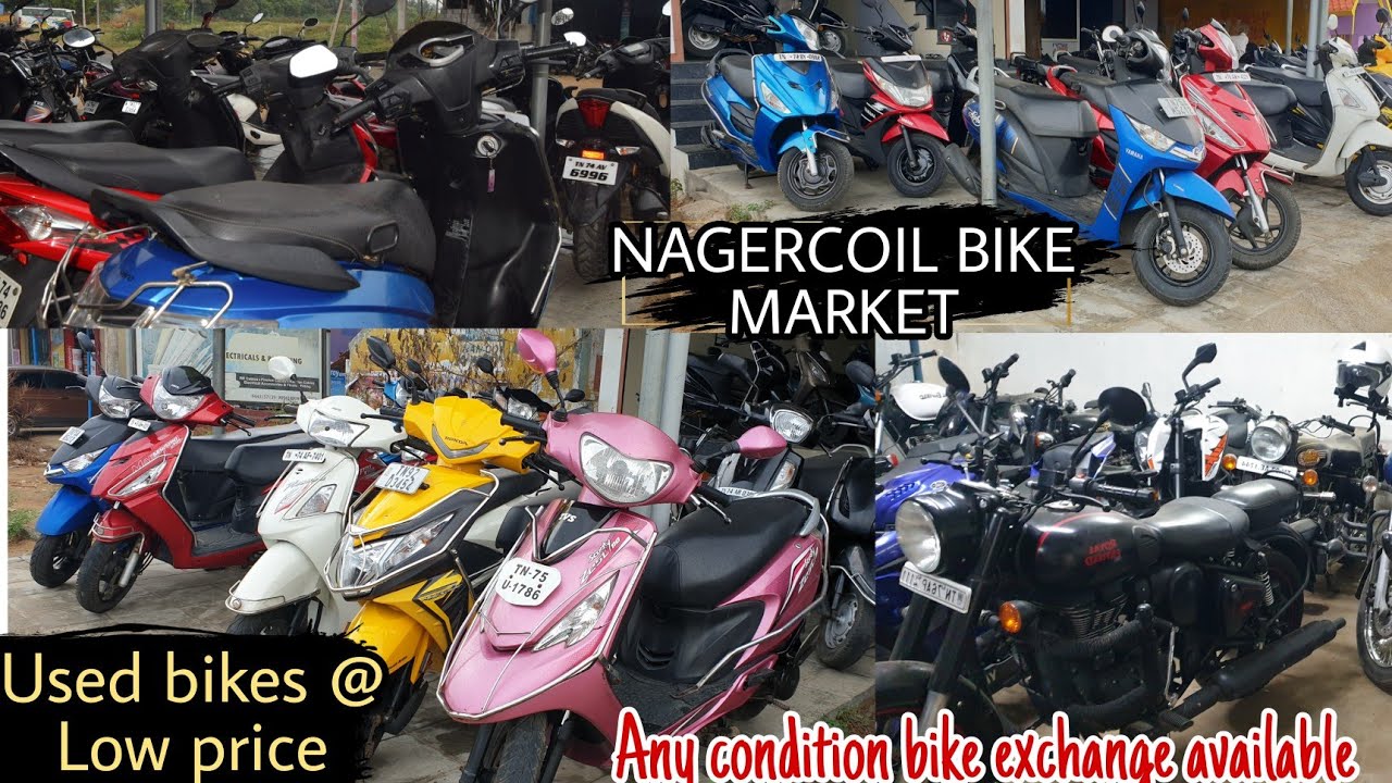 USED BIKE MARKET IN NAGERCOIL | VALUE FOR MONEY | Any Condition bikes exchange available | VLOG 1