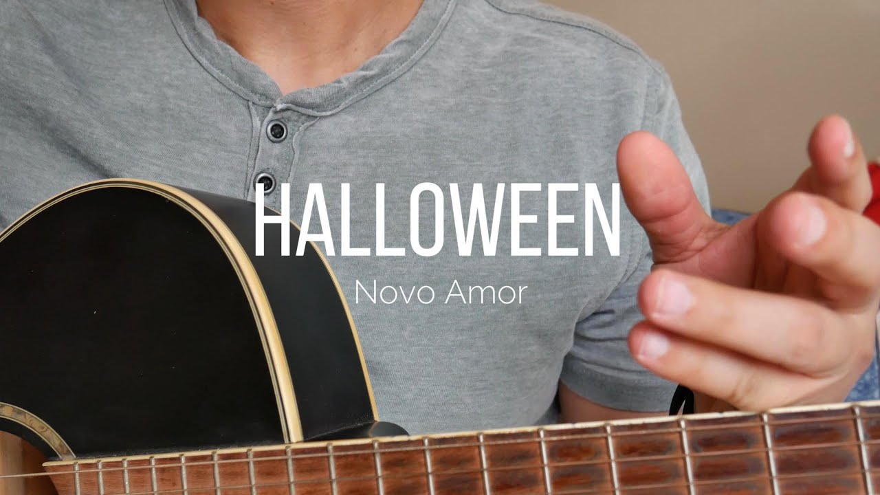 How To Play Halloween by Novo Amor - Guitar Tutorial (easy)