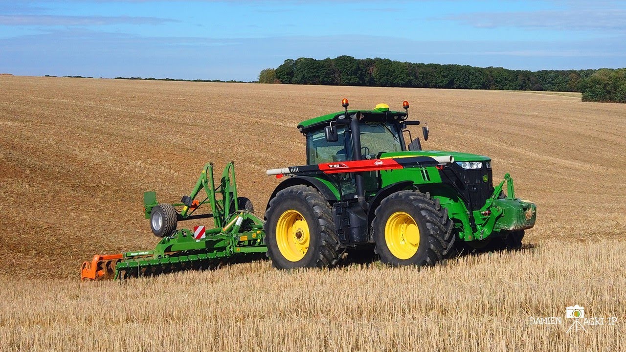 Déchaumage / JD 7230 & Amazone catros 6002-2TS 6M / ETA RAVAUX