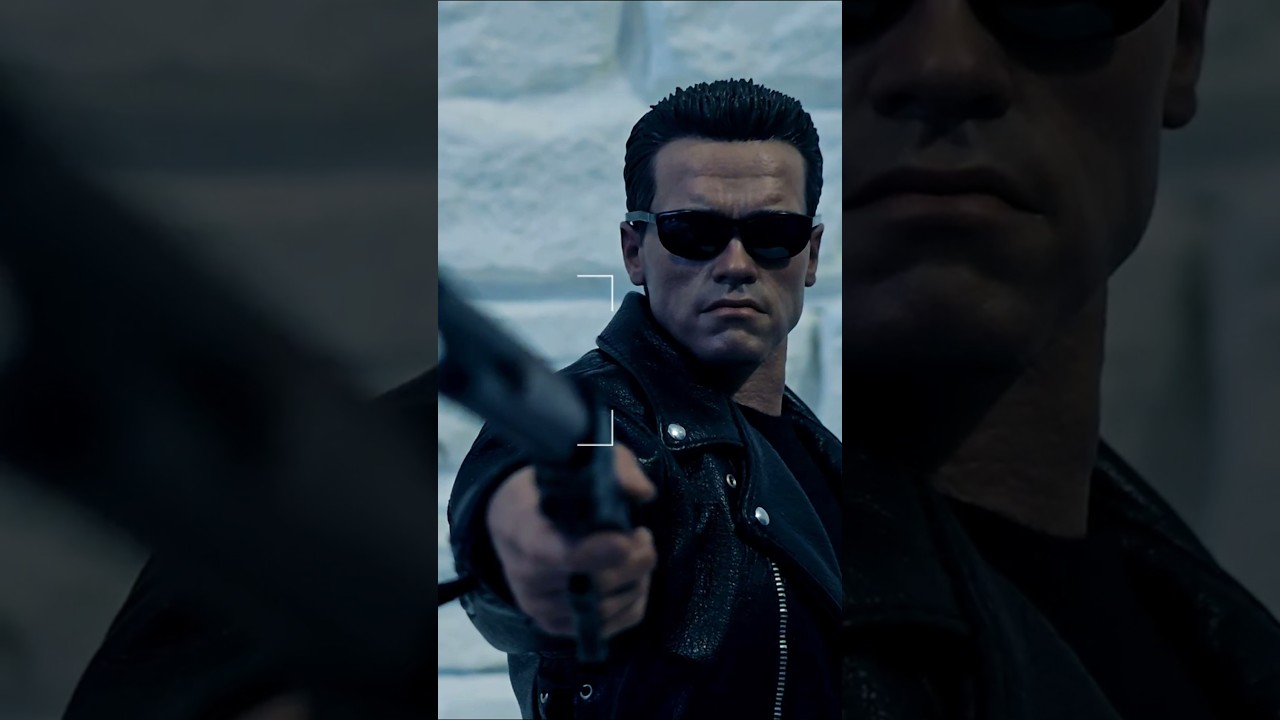 The Clean T-800 Is Just Perfect! 😱 Terminator 2  ⁨@HotToysOfficial  #terminator #shorts
