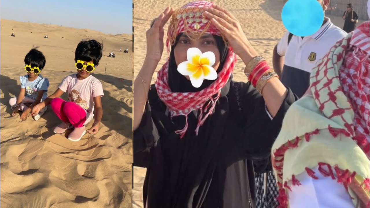 ABU DHABI UAE 🇦🇪 DESERT SAFARI 🐪 trip Amazing Alhamdulillah 🙌💝