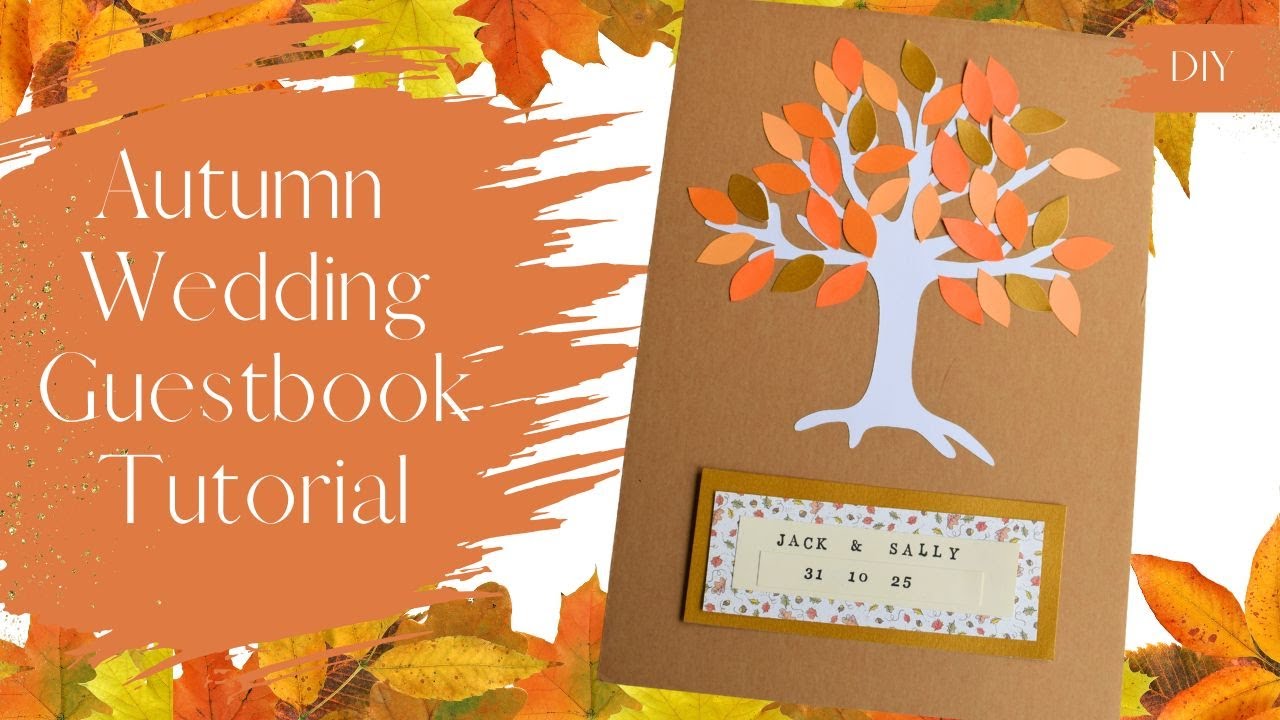 Мастер-класс по созданию гостевой книги с осенними листьями своими руками | Идеи для осенней свадьбы