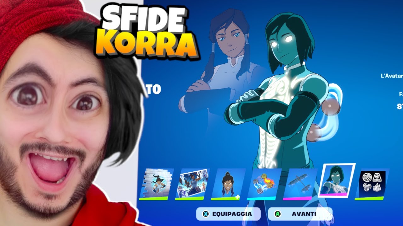 COME SBLOCCARE TUTTO IL SET DI KORRA su Fortnite...