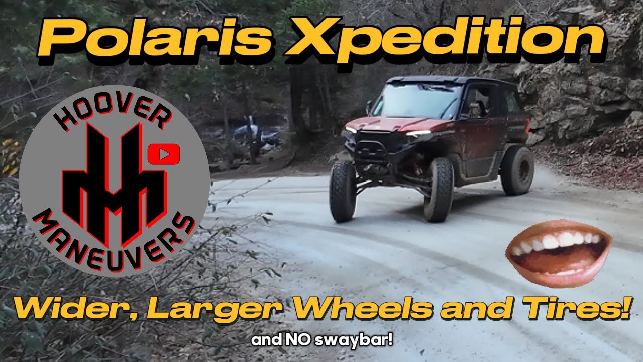 Polaris Xpedition got new shoes and swaybar disconnect!