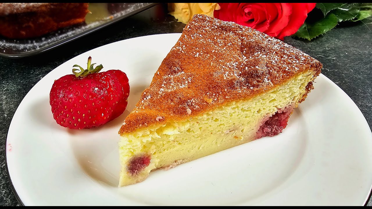 Никакой муки! Самый нежный торт, который я когда-либо ела! Простой и вкусный йогуртовый торт!