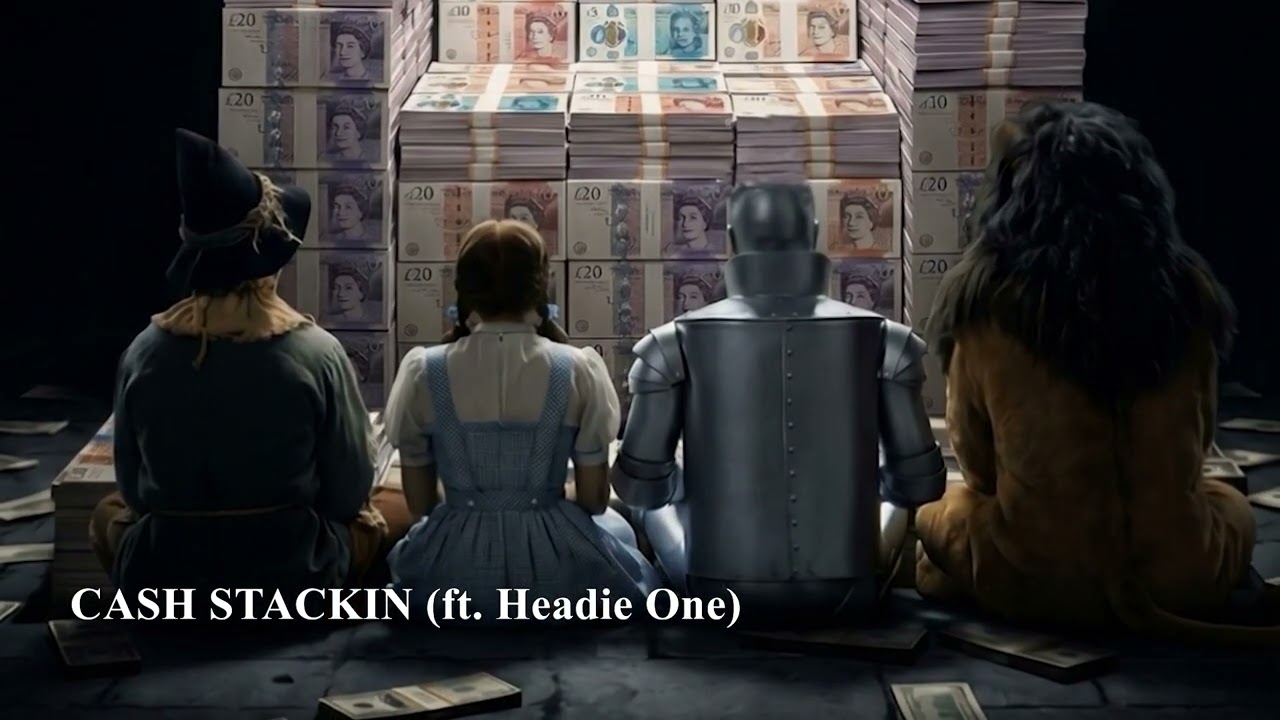 M Huncho - CASH STACKIN (ft. Headie One) - (Visualiser)