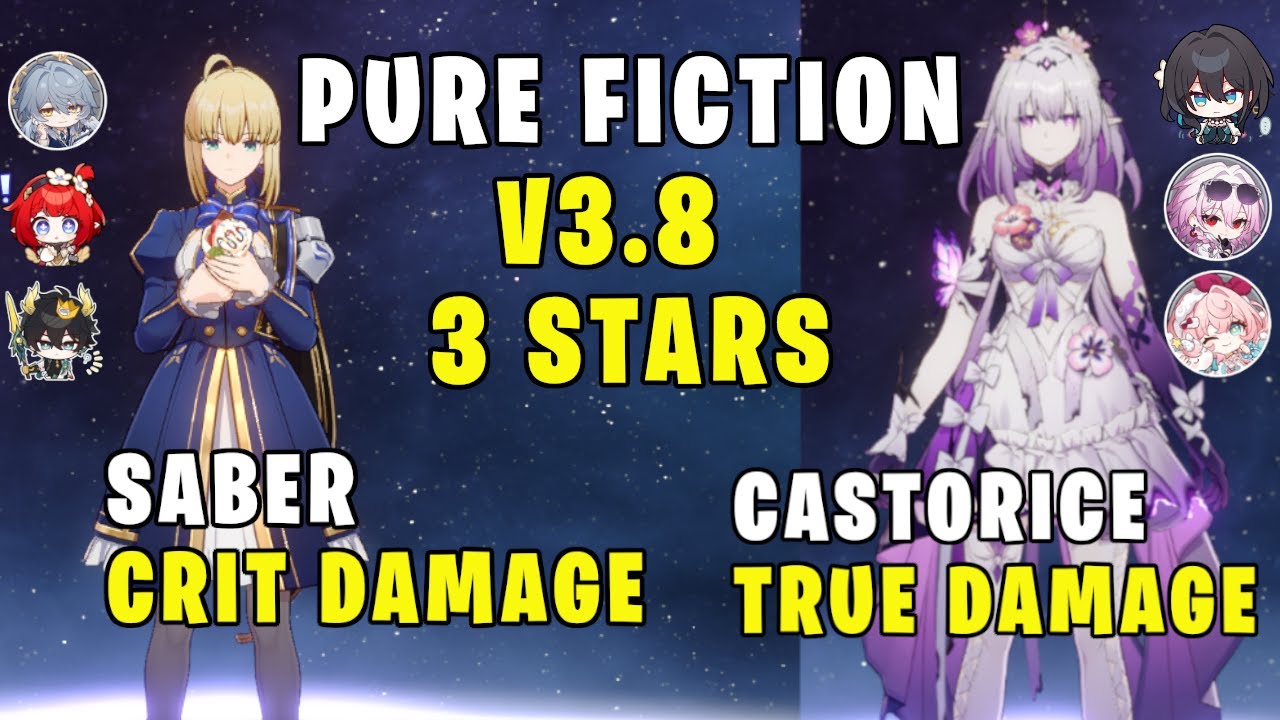 Is Saber A REGRET Pull?? | Saber and Castorice | Honkai: Star Rail Pure Fiction 3.8