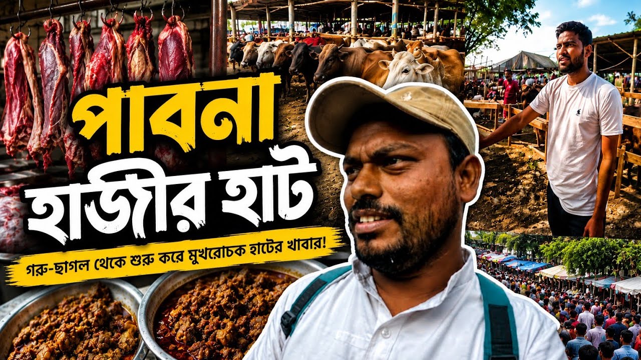 The MOST Popular Market in Pabna!! || পাবনা হাজীর হাট