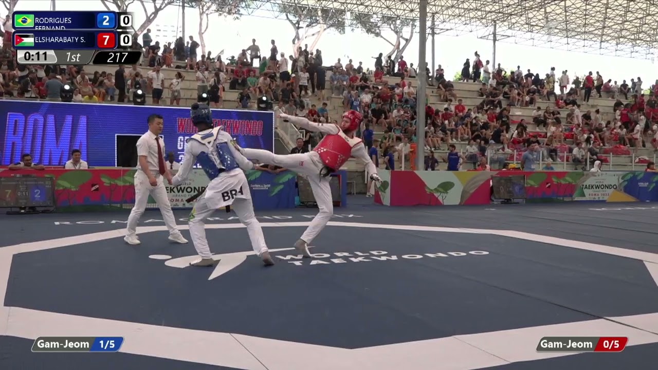 217 Quarterfinals MEN -80KG BRA RODRIGUES FERNAND JOR ELSHARABATY Saleh