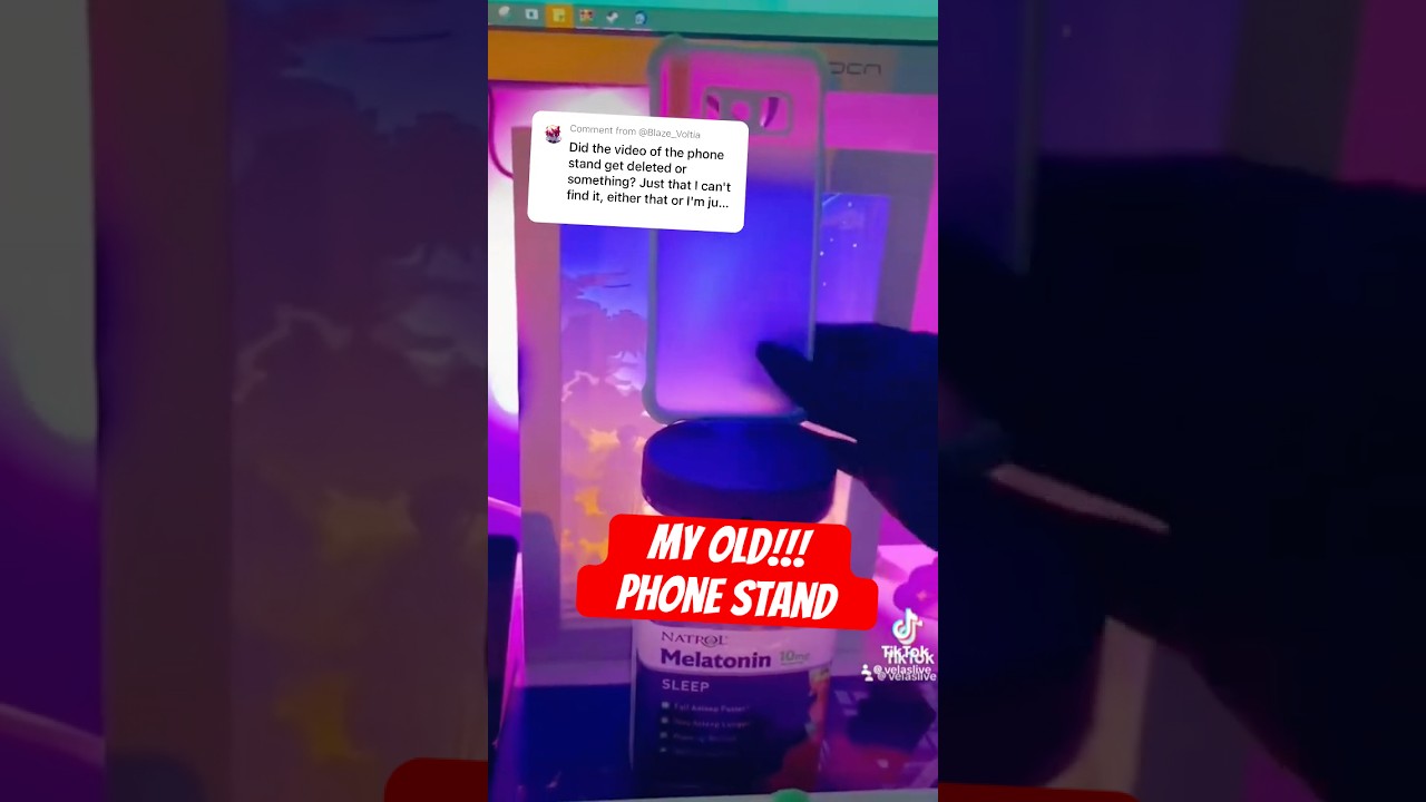 My old phone stand I broke recently :&rsquo;)