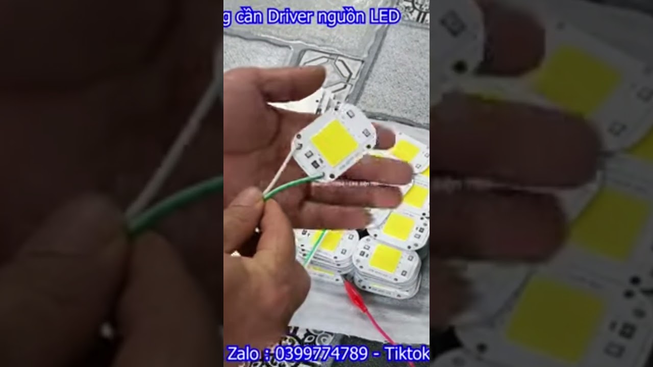 Mạch LED pha 220V d&ugrave;ng trực tiếp kh&ocirc;ng cần nguồn  #meovat789 #linhkien789 #led #ledlights #ledlight