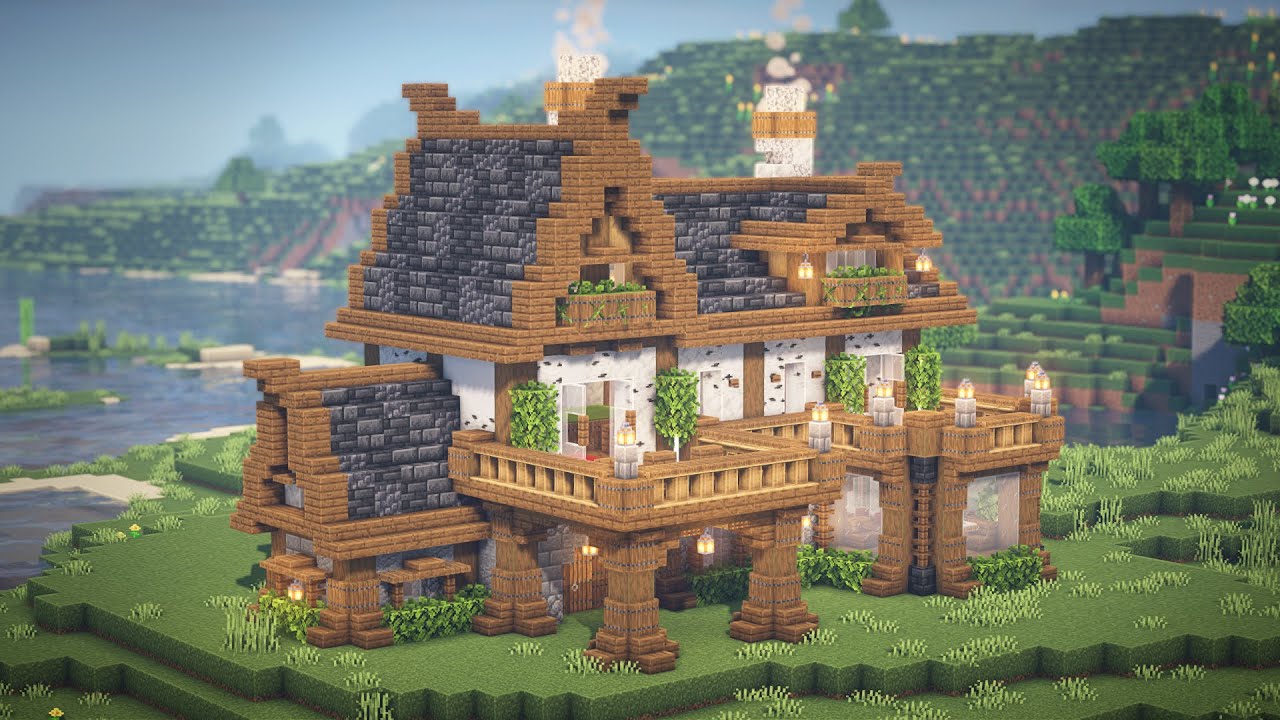 Minecraft | Como Fazer Uma Pequena Mans&atilde;o Medieval