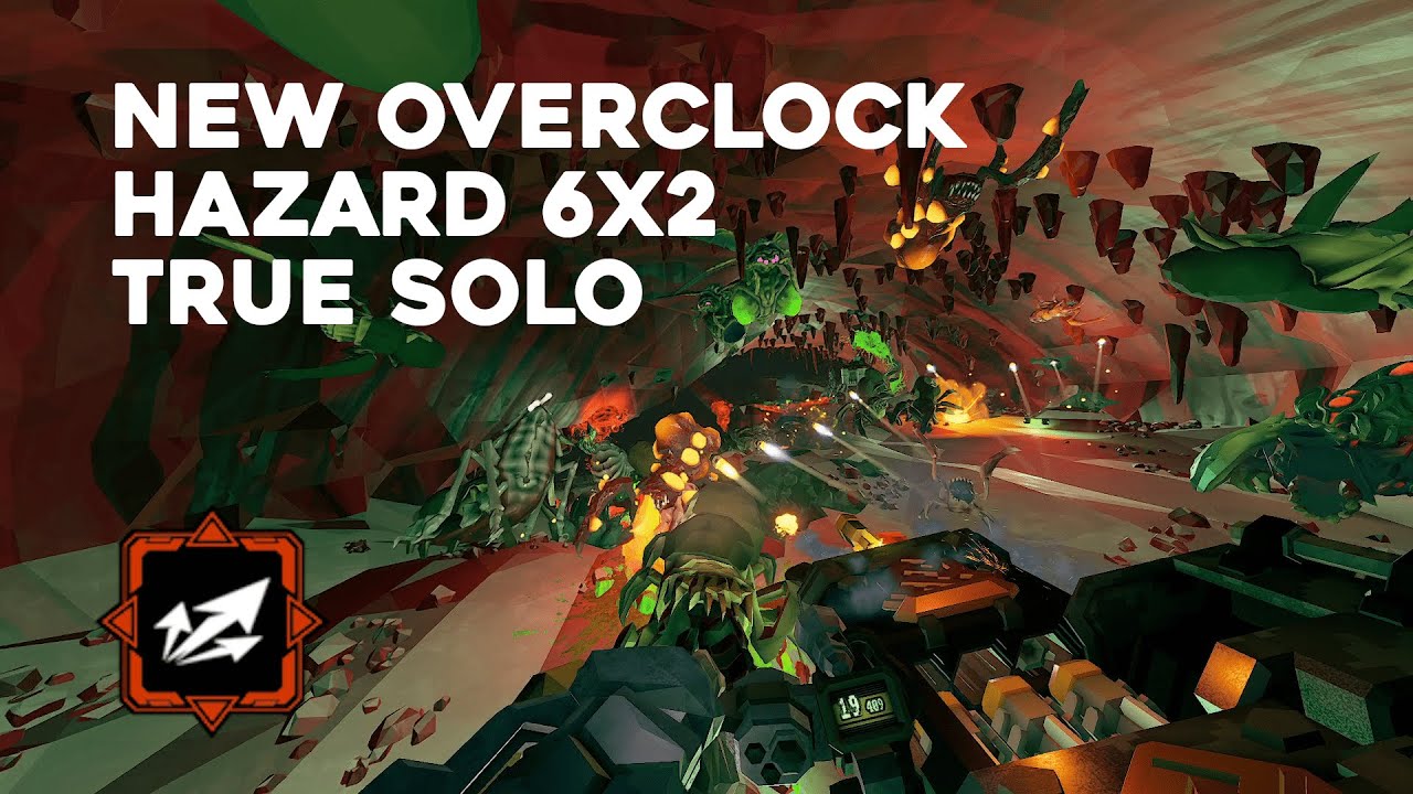 DRG: NEW Hurricane Overclock Rocket Barrage | Hazard 6x2 True Solo MINING Gunner