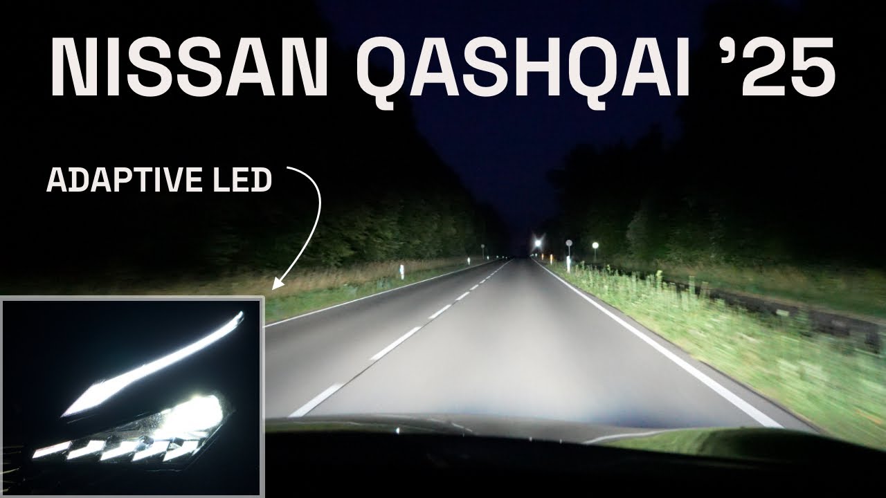 2025 Nissan Qashqai Facelift: Voll-LED Scheinwerfer mit adaptivem Fernlicht-Assistent - Autophorie