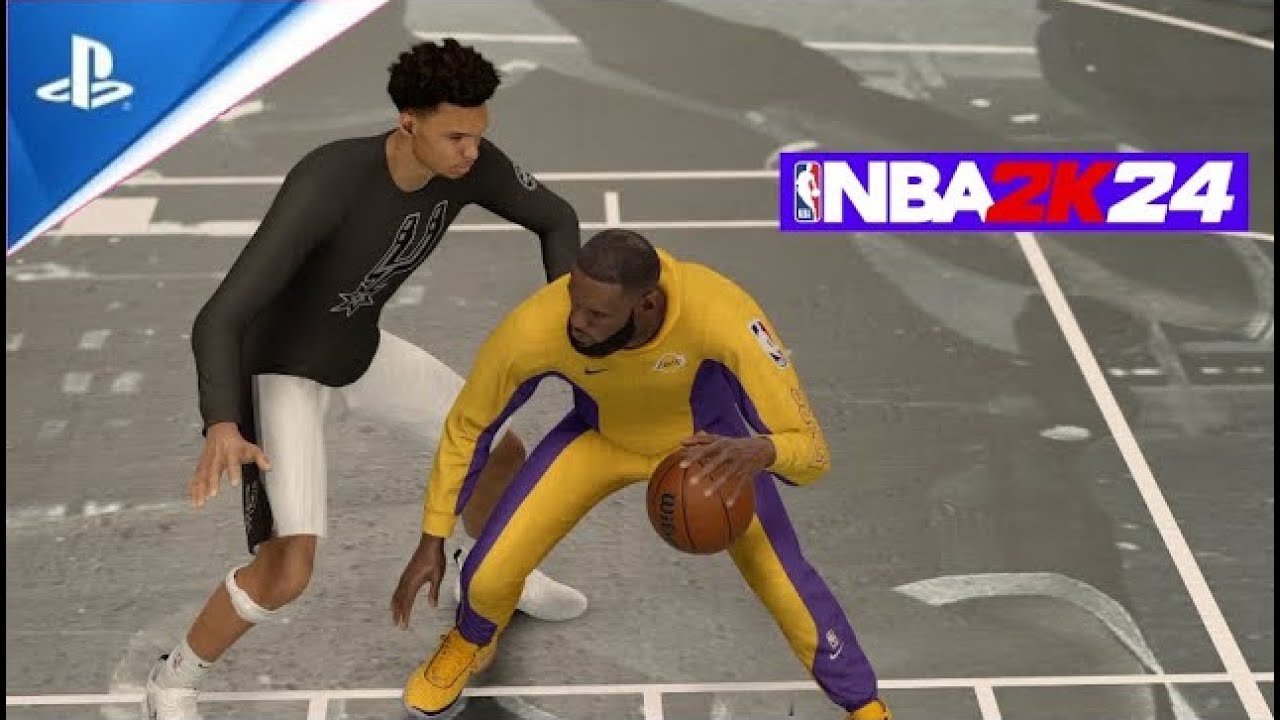 NBA 2K24 Lebron James vs Victor Wembanyama  PS5 4K 60FPS