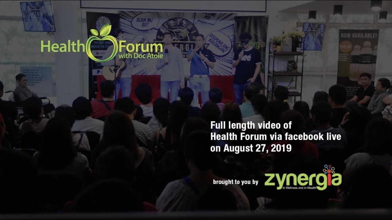 27 August 2019 | Cafeteria Zynergia via Facebook Live