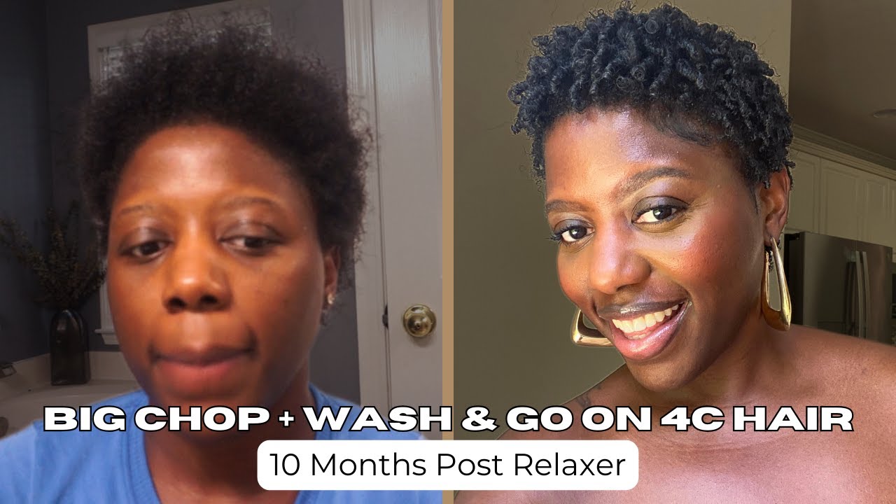 Hair Diaries| BIG CHOP + WASH & GO ON 4C HAIR |falling in love with my natural hair again!