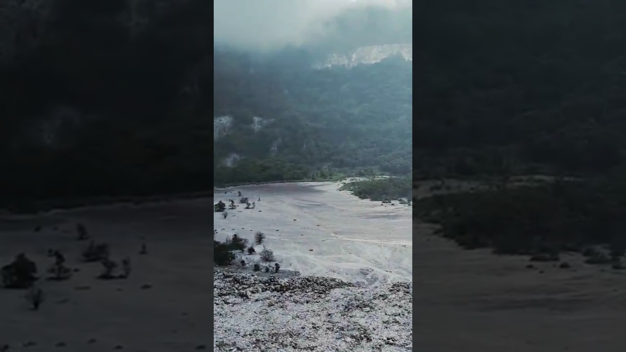DETIK-DETIK SENDIRIAN TURUN KE KAWAH DAN LINTAS KAWAH UPAS #shorts