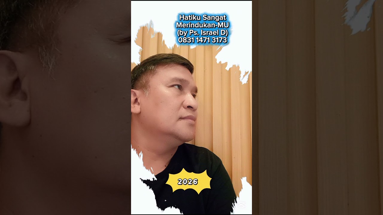 Hatiku Sangat Merindukan-MU by Ps. Israel Dongoran. #psisraeldongoran #shorts #trending #viral