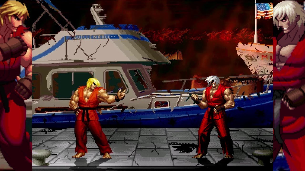 Mugen - Ken Masters vs. Violent Ken - 肯 vs.洗腦肯