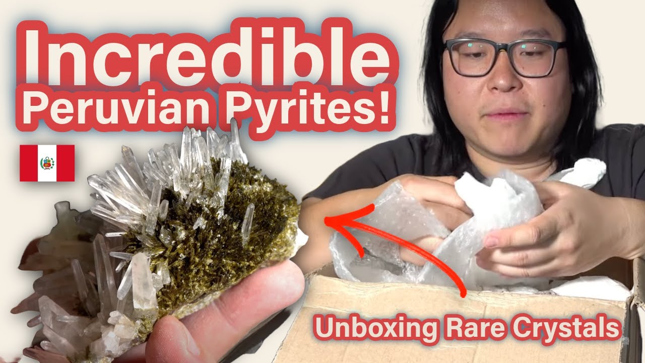 Unboxing Stunning Peruvian Minerals: Pyrite, Calcite, and Rare Crystals from Peru! 🇵🇪