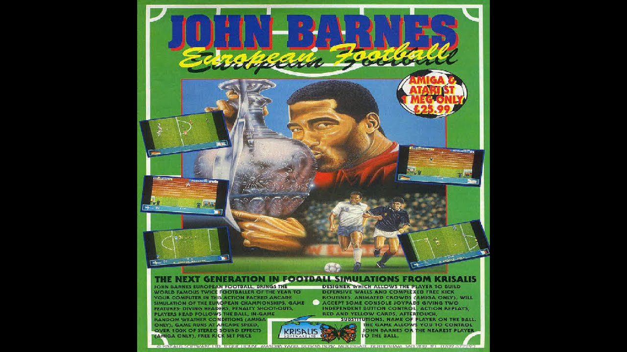 JOHN BARNES EUROPEAN FOOTBALL (Atari ST / Amiga)